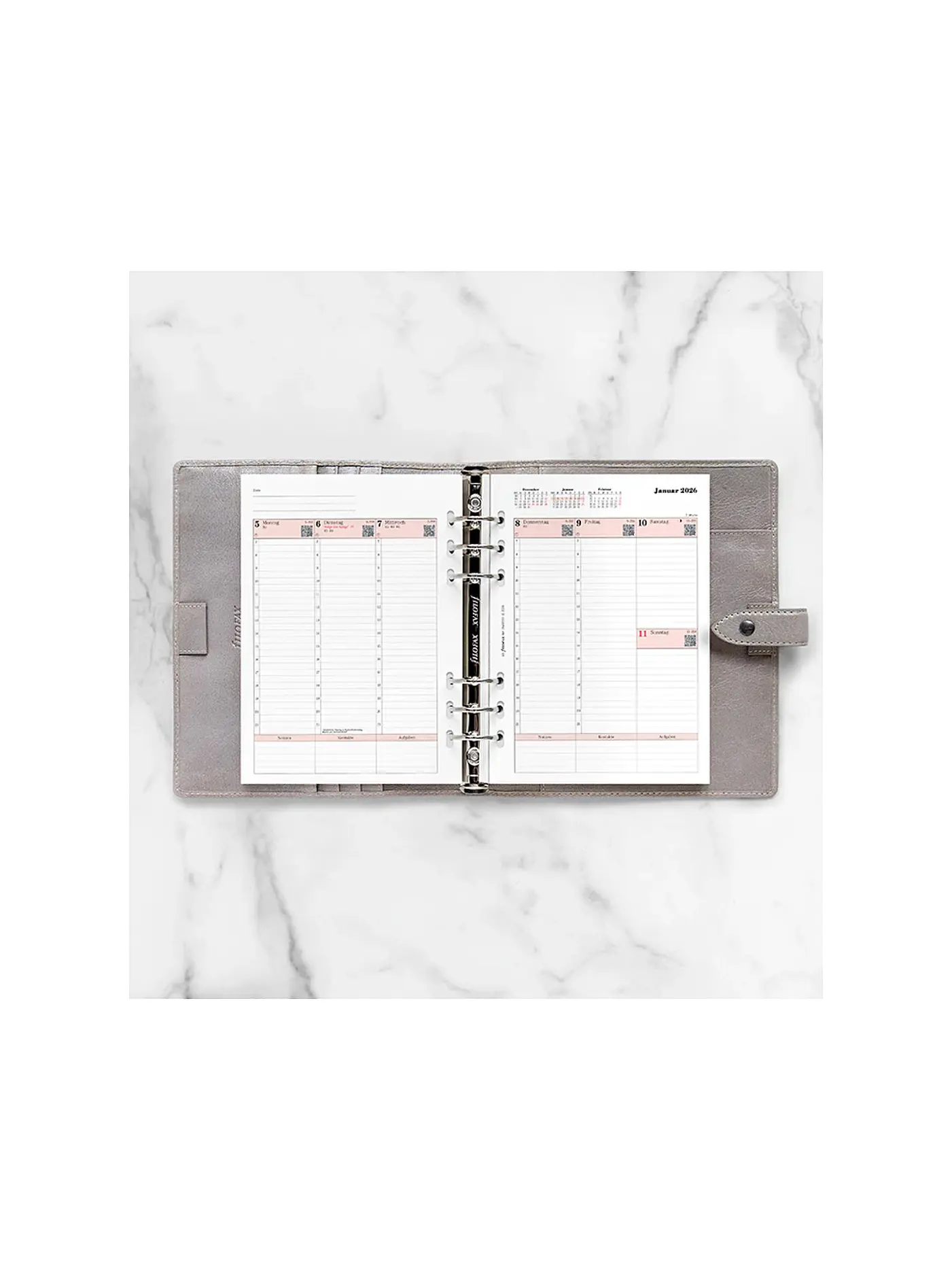 FILOFAX | Kalendereinlage Woche Professional deutsch A5 2026 | weiss