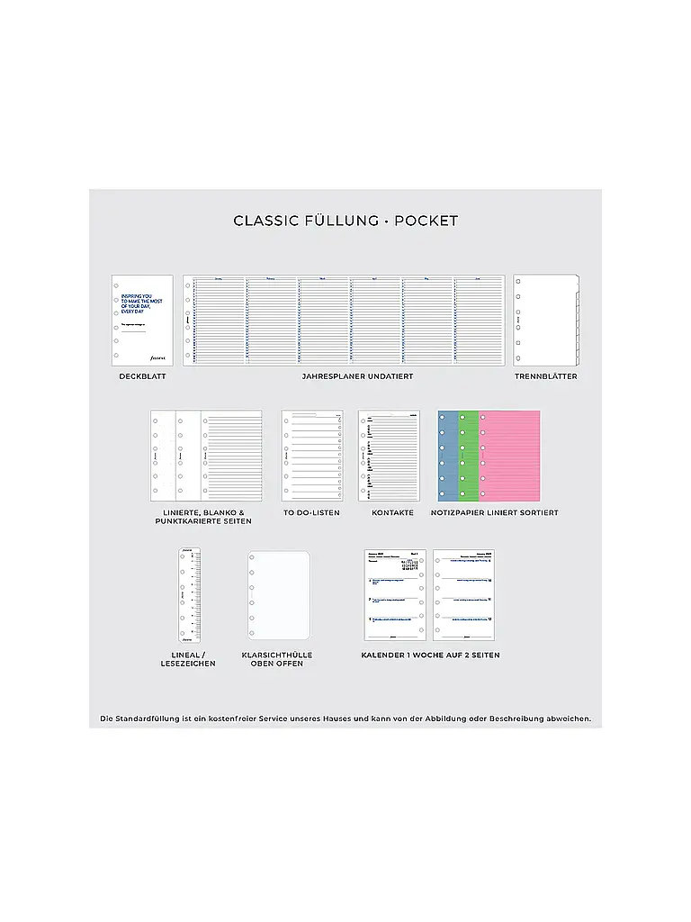 FILOFAX | Metropol Pocket Organiser Schwarz | schwarz