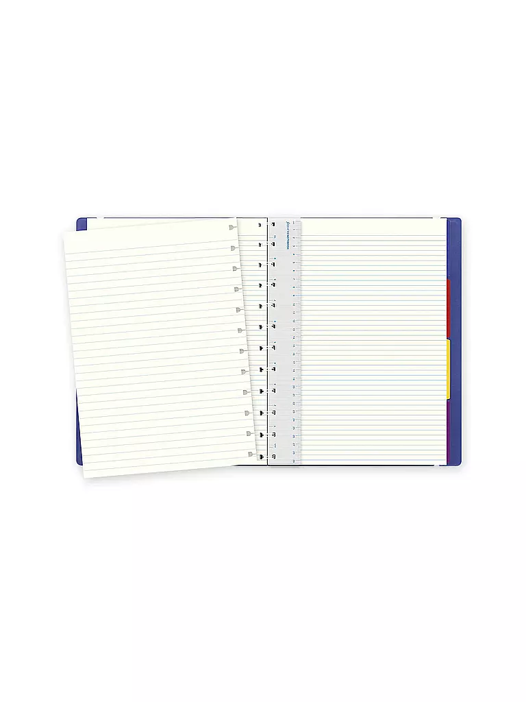 FILOFAX | Notizbuch A4 nachfüllbar RULED BLUE | blau