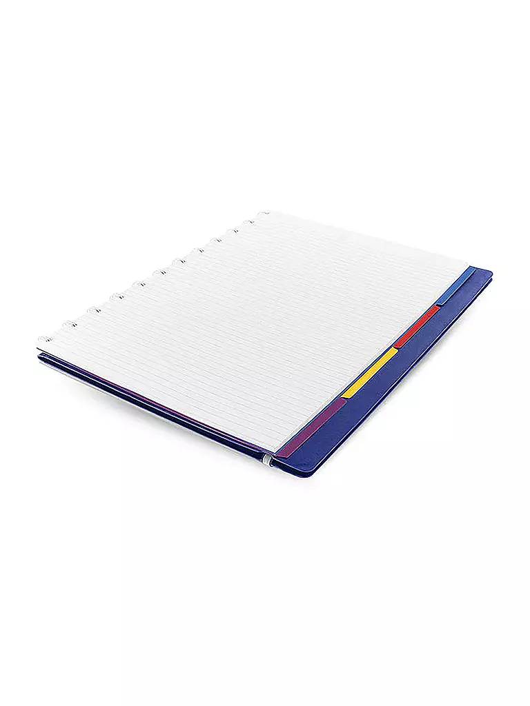 FILOFAX | Notizbuch A4 nachfüllbar RULED BLUE | blau