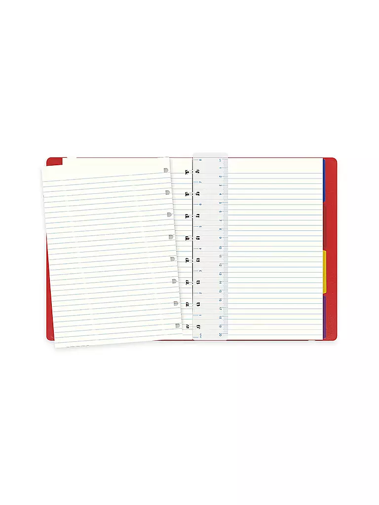 FILOFAX | Notizbuch A5 nachfüllbar RED | rot
