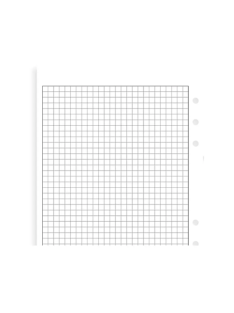 FILOFAX | Notizpapier weiß kariert - A5 | 