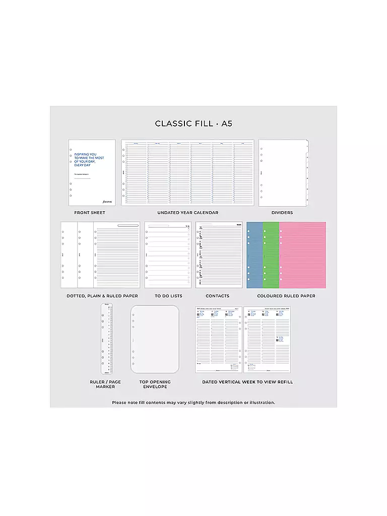 FILOFAX | Organiser A5 Domino Soft | dunkelgrün