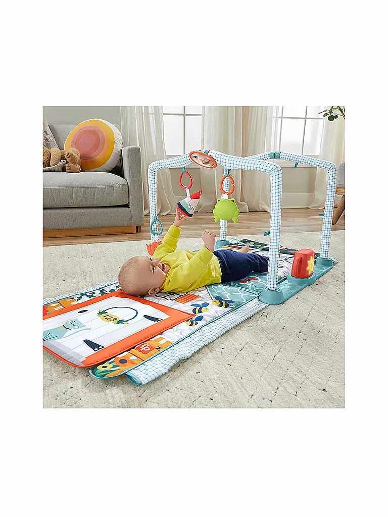 FISHER PRICE | 3-in-1 Kleines Ferienhaus Spieldecke | bunt