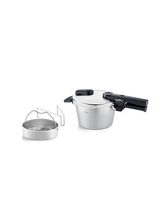 FISSLER | Schnellkochtopf mit Dämpfeinsatz VITAQUICK 18cm/2,5l Edestahl
