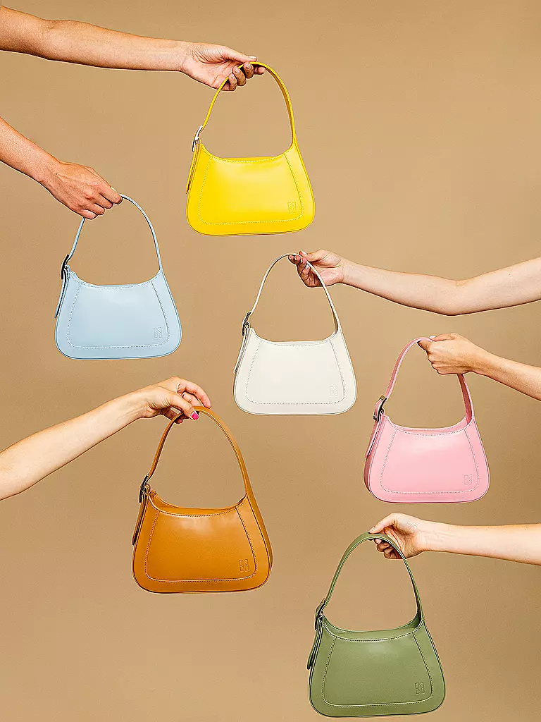 FIVE FORTY | Ledertasche - Mini Bag GAIA | gelb