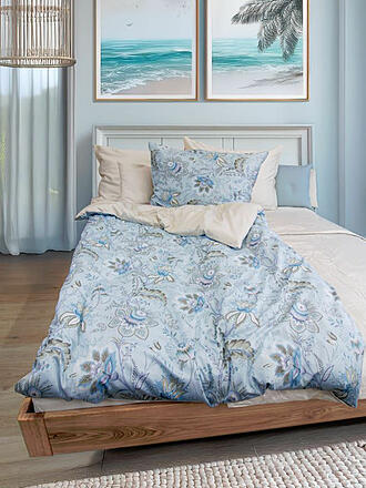 FLEURESSE | Satin Bettwäsche MIAMI 70x90cm/140x220cm  Powder Blue