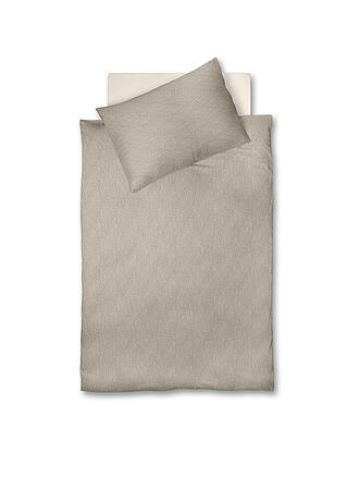 FLEURESSE | Satin Bettwäsche 70x90cm/140x200cm MODERN LIFE B Sand