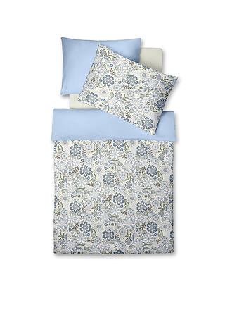 FLEURESSE | Satin Bettwäsche MODERN GARDEN 70x90cm / 140x200cm Midnight Bloom