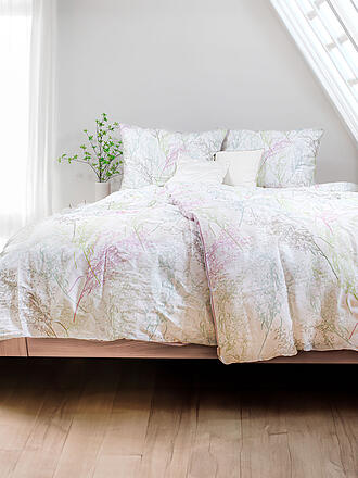 FLEURESSE | Satin Bettwäsche  MODERN GARDEN 70x90cm / 140x200cm Rosemary