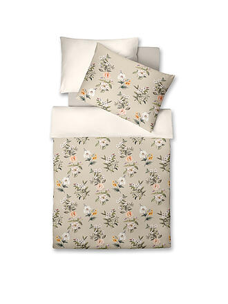 FLEURESSE | Satin Bettwäsche 70x90cm/140x200cm BED ART Wildflower Cream