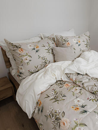 FLEURESSE | Satin Bettwäsche 70x90cm/140x200cm BED ART Wildflower Cream