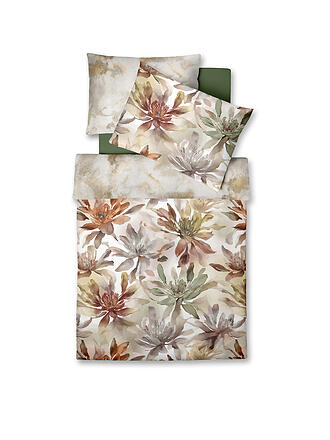FLEURESSE | Satin Bettwäsche FLOWER ART 70x90cm/140x200cm Atumn