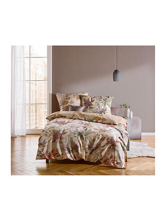 FLEURESSE | Satin Bettwäsche FLOWER ART 70x90cm/140x200cm Atumn