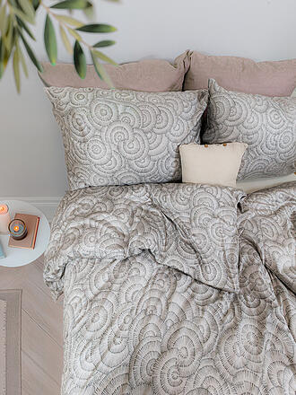 FLEURESSE | Satin Bettwäsche MODERN LIFE 70x90cm / 140x200cm Soft Greige