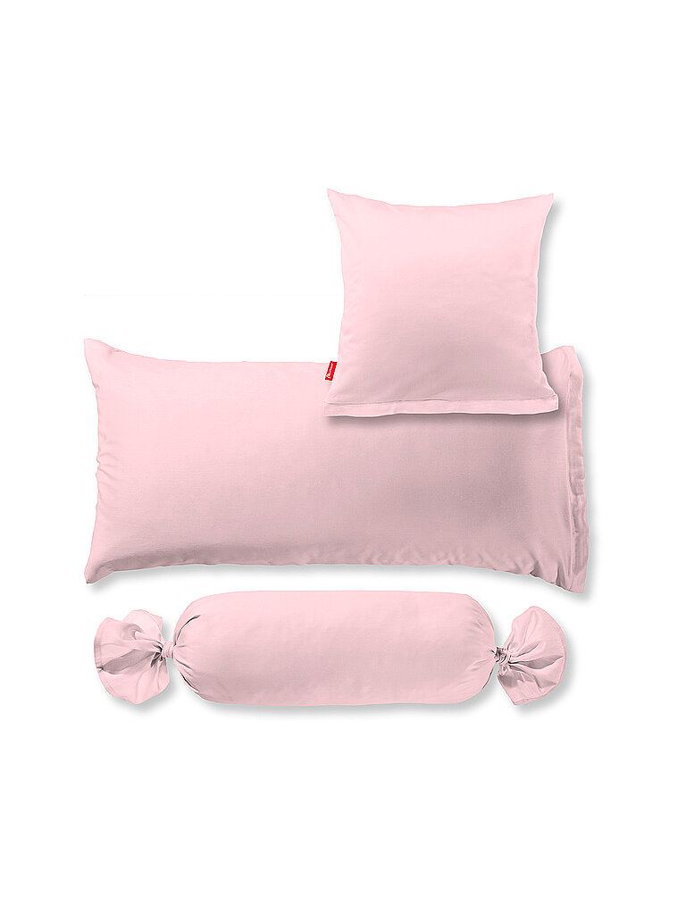 FLEURESSE Satin Kissenbezug Royal Uni 2x 40x40cm Rosa rosa