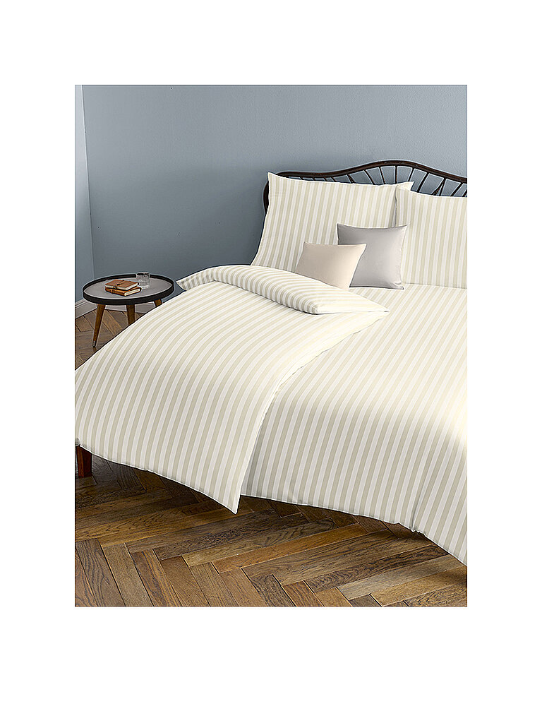 FLEURESSE Ropa de cama de damasco Melk 70x90cm / 140x200cm Crema beige