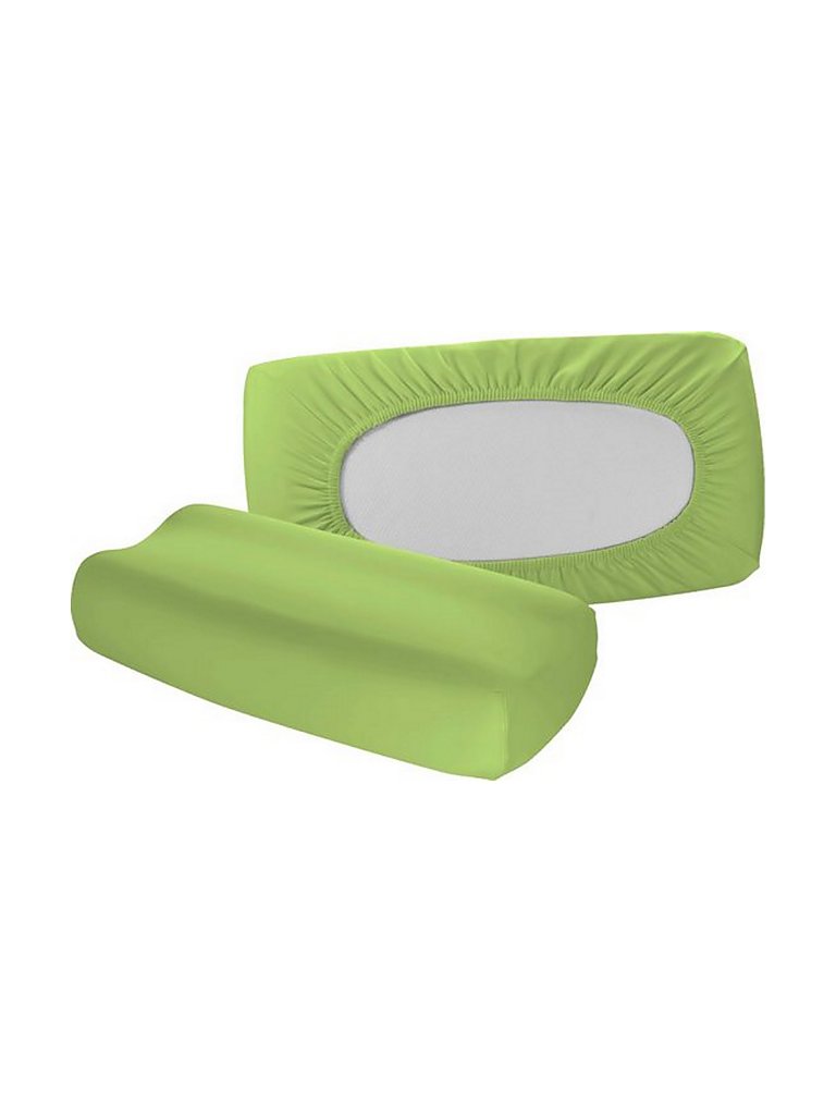 FLEURESSE Jersey-Kissenbezug Vital Comfort 40x60cm (Apfelgrün) grün
