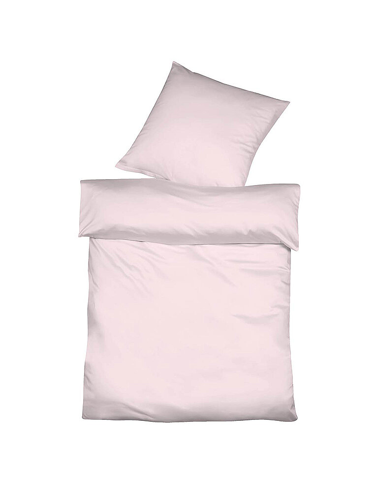 FLEURESSE Halbleinen Bettwäsche Provence 70x90cm/140x200cm Rosa rosa