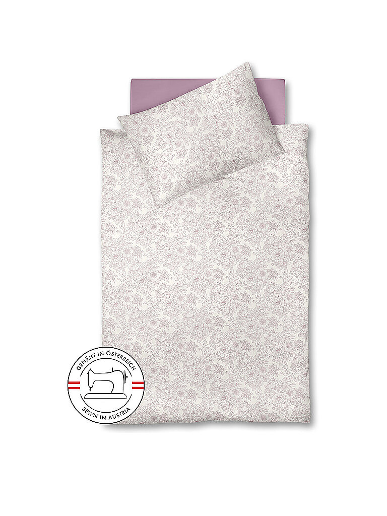 FLEURESSE Satin Bettwäsche Mix & Match 70x90cm / 140x200cm Azalee rosa