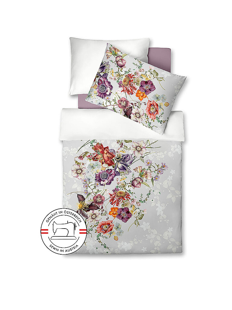 FLEURESSE Satin Bettwäsche Bed Art 70x90cm / 140x200cm Sommertraum bunt