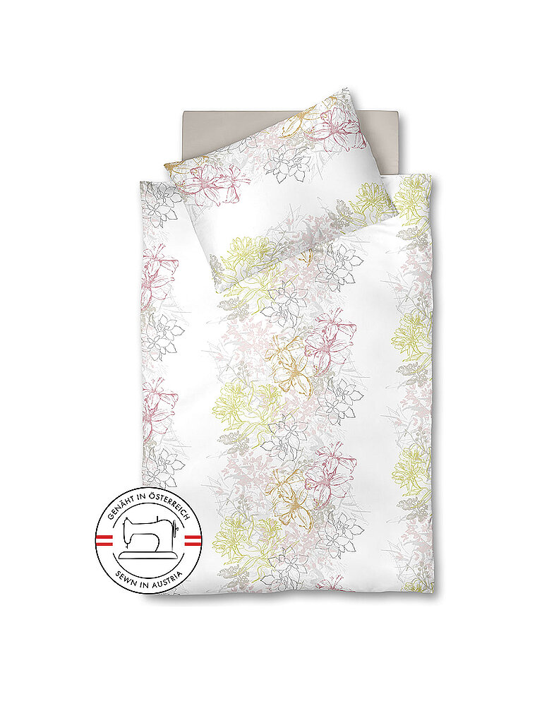 FLEURESSE Tencel Bettwäsche Dream Deluxe 70x90cm / 140x200cm Sorbet bunt
