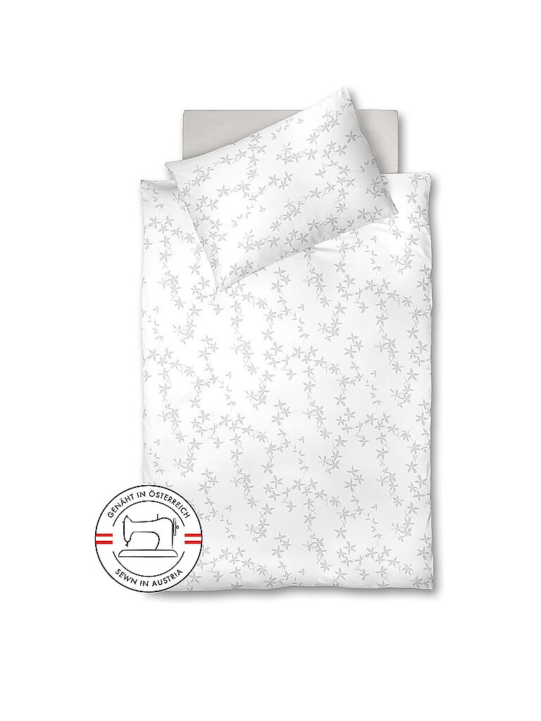 FLEURESSE Tencel Bettwäsche White Dream 70x90cm / 140x200cm White weiß