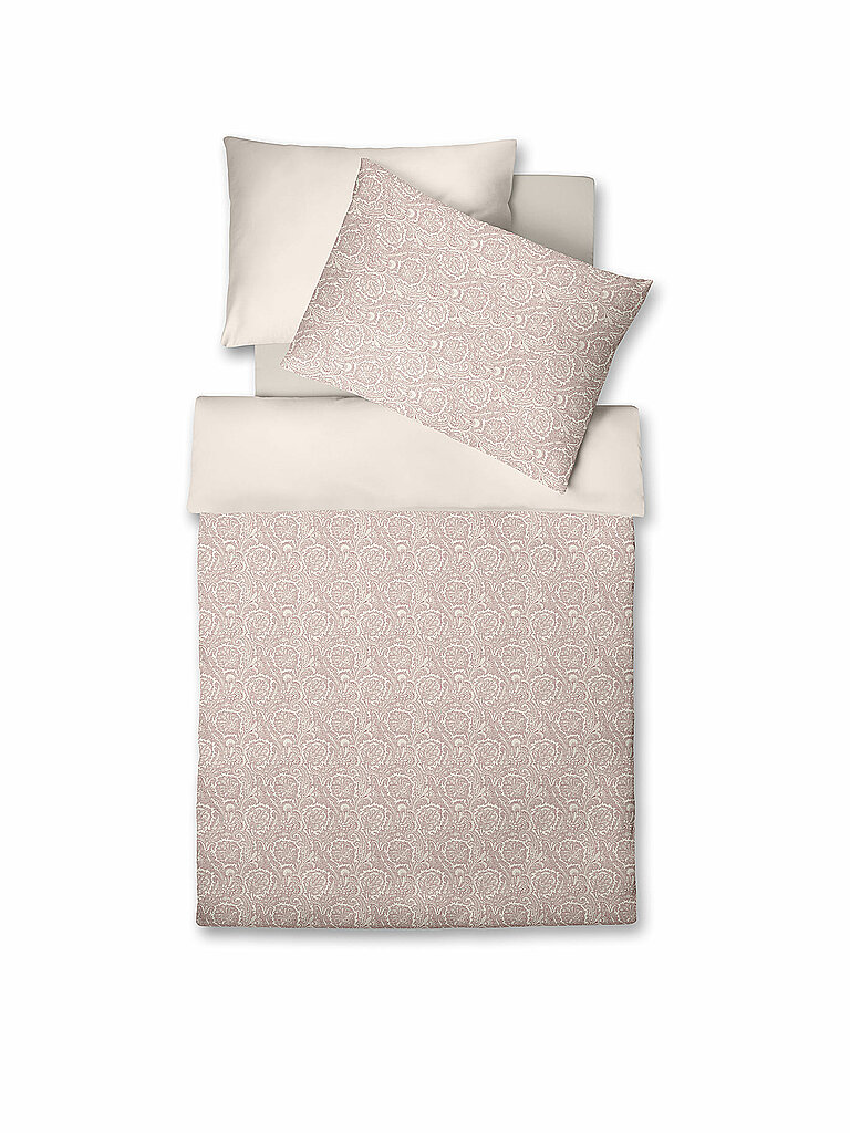 FLEURESSE Leinen Bettwäsche NIZZA 70x90cm / 140x200cm Coral rosa – FLEURESSE