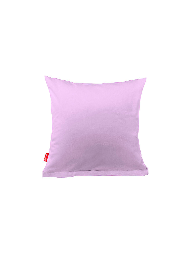 FLEURESSE Satin Kissenbezug Royal Uni 2er 40x40cm Flieder lila