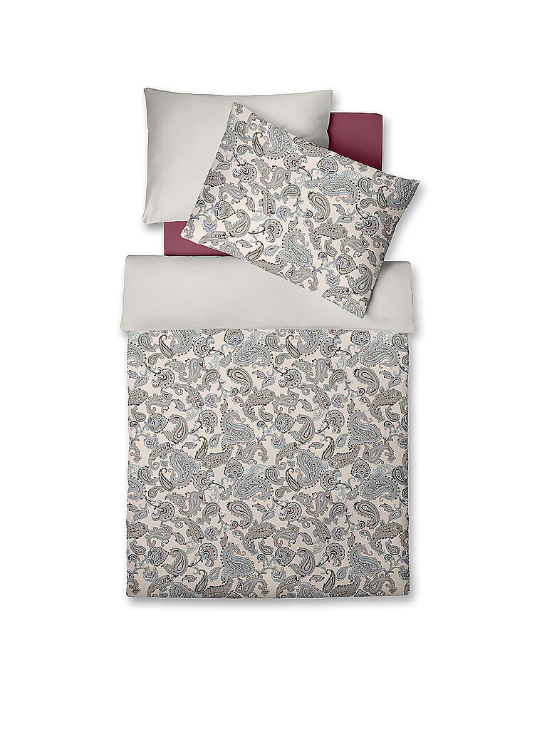 FLEURESSE Satin Bettwäsche 70x90cm/140x200cm STOCKHOLM Berry beere
