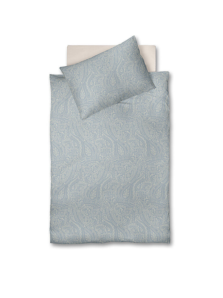 FLEURESSE Parure de lit en flanelle LECH 70x90cm/140x200cm Smoke gris clair