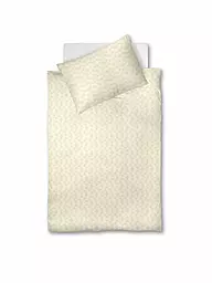 FLEURESSE | Damast-Bettwäsche "Opal" 70x90cm / 140x200cm (Weiss) | creme