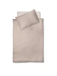 FLEURESSE | Flanell Bettwäsche 70x90cm/140x200cm LECH JACQUARD Rose | rosa