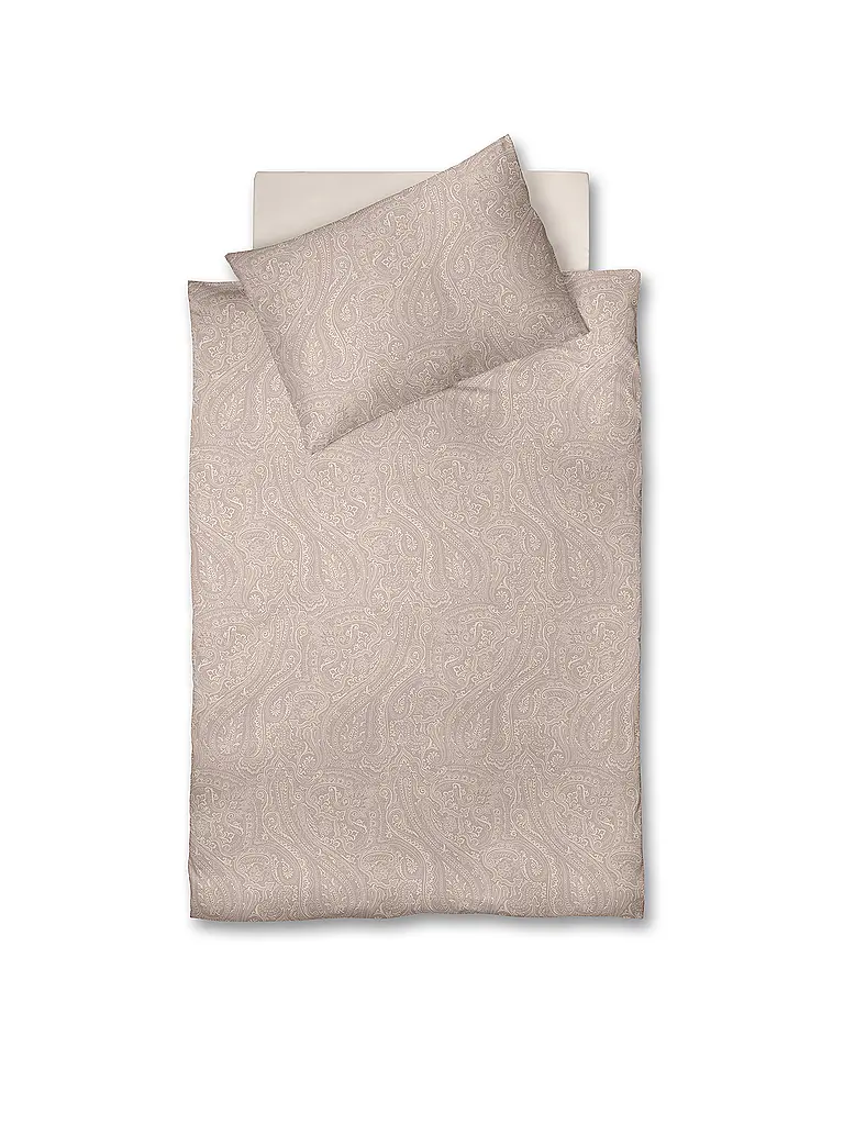 FLEURESSE | Flanell Bettwäsche 70x90cm/140x200cm LECH JACQUARD Rose | rosa