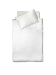 FLEURESSE | Interlock Jersey Bettwäsche 70x90cm/140x200cm Salbei | weiss