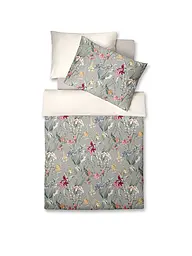FLEURESSE | Jersey Bettwäsche 70x90cm/140x200cm DIAMOND Silver | grau