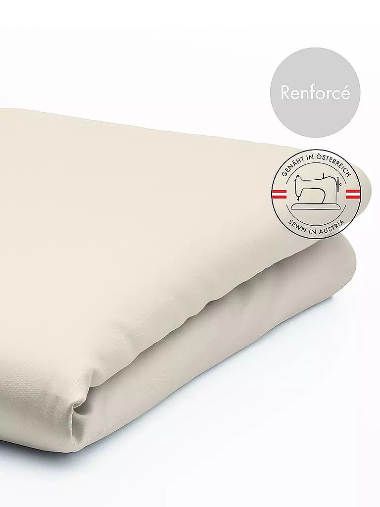 FLEURESSE | Leintuch MONIKA 2x160x260cm Beige | creme