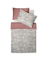 FLEURESSE | Satin Bettwäsche 70x90cm/140x200cm BED ART Rosewood | rosa