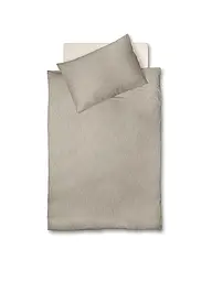 FLEURESSE | Satin Bettwäsche 70x90cm/140x220cm MODERN LIFE B Stone | camel