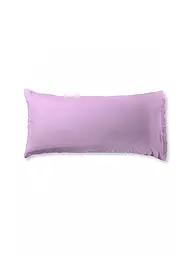 FLEURESSE | Satin Nackenrollenbezug Royal Uni 15x40cm Weiss | lila
