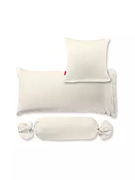 FLEURESSE | Satin-Kissenbezug "Royal Uni" 2-er 70x90cm (Rosa) | creme