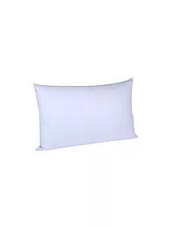 FLEURESSE | Satin Nackenrollenbezug Royal Uni 15x40cm Weiss | hellblau