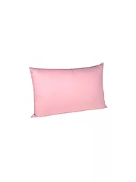FLEURESSE | Satin Nackenrollenbezug Royal Uni 15x40cm Weiss | rosa