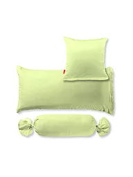 FLEURESSE | Satin Nackenrollenbezug Royal Uni 15x40cm Hellgrün | hellgrün