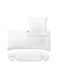 FLEURESSE | Satin Nackenrollenbezug Royal Uni 15x40cm Weiss | weiss
