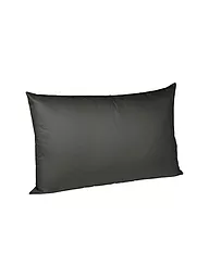 FLEURESSE | Satin-Kissenbezug "Royal Uni" 2-er 70x90cm (Rosa) | grau