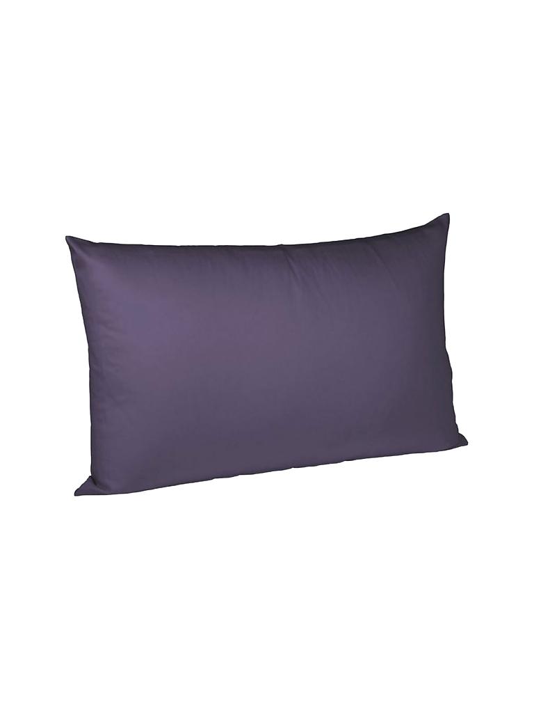 FLEURESSE | Satin-Kissenbezug "Royal Uni" 2-er 40x80cm (Lavendel) | lila