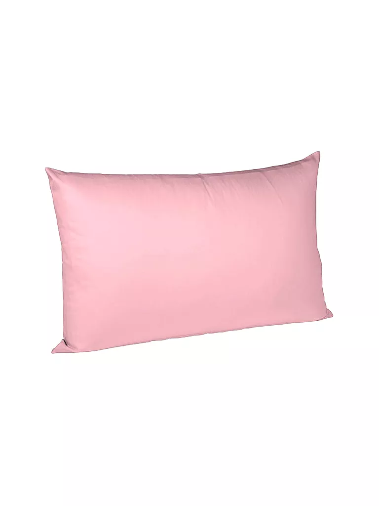 FLEURESSE | Satin-Kissenbezug "Royal Uni" 2-er 40x80cm (Rosa) | rosa