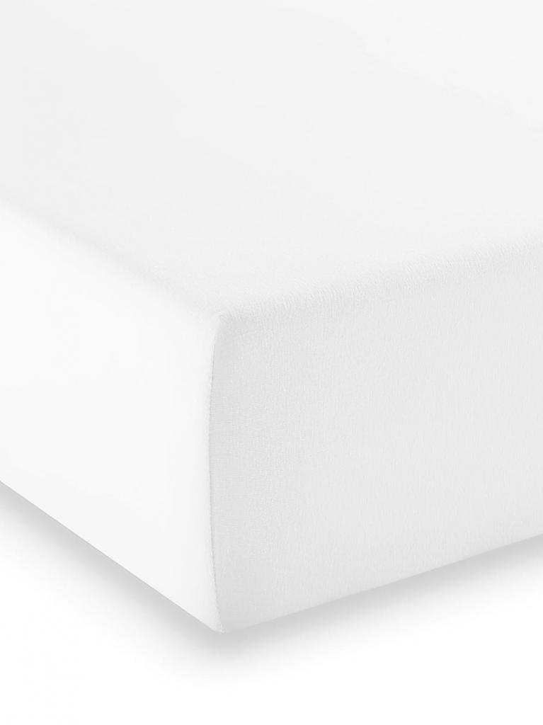 FLEURESSE | Spannleintuch "Elasto Comfort" 150x200cm (Weiss) | weiß
