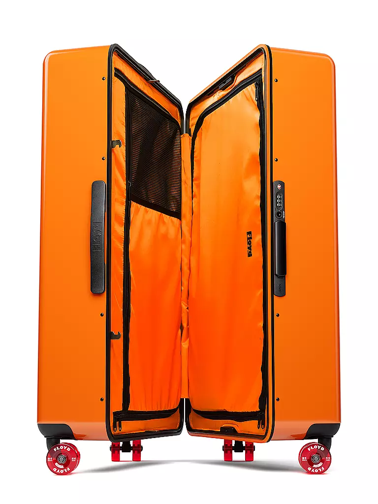 FLOYD | Trolley hart FLOYD TRUNK 78cm Hot Orange | blau